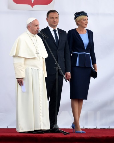 Papież Franciszek, Andrzej Duda i Agata Kornhauser-Duda