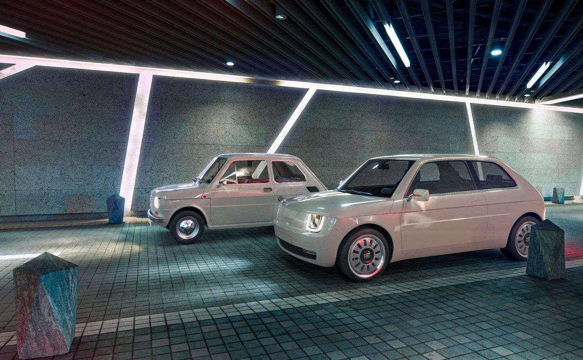 Fiat 126 Vision to nowe wcielenie Malucha. Włoski projekt robi wrażenie