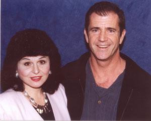 Yola Czaderska-Hayek i Mel Gibson