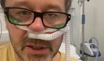 Andrzej Piaseczny leży w szpitalu, ma koronawirusa. Podpięty do rur z tlenem mówi przejmujące słowa. Jest film. Widać na nim, że cierpi!