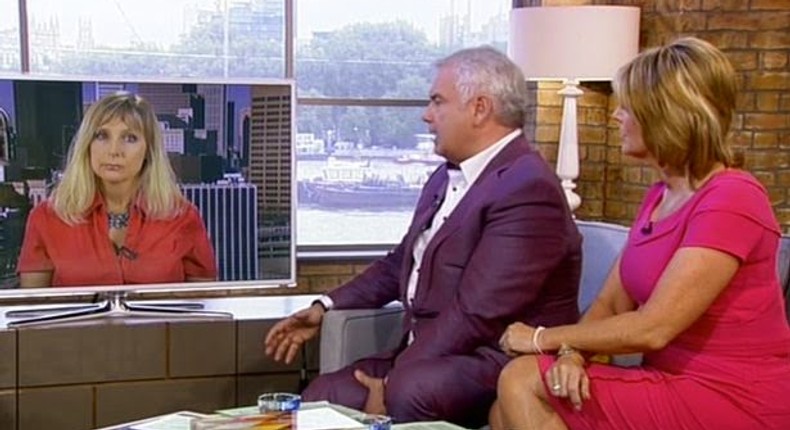 Eamonn Holmes and Ruth Langsford on the show with Lisa Clark