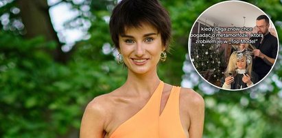 Okrzyknęli ją "najgorszą metamorfozą Top Model". Teraz wróciła do tego samego fryzjera!