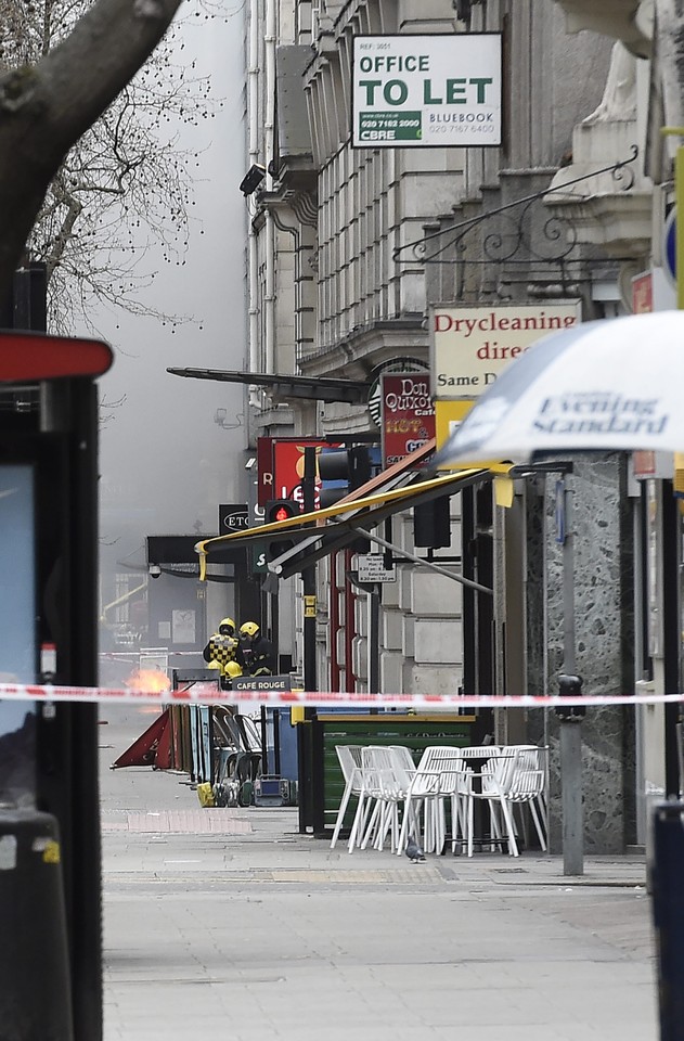 BRITAIN ACCIDENT (Fire in Holborn)