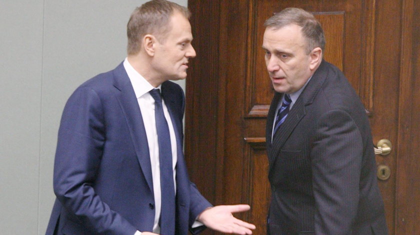 Donald Tusk i Grzegorz Schetyna