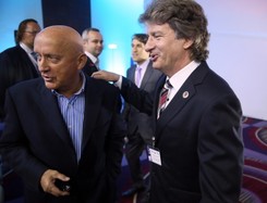 Bohaterowie afery Art B i ich tajemnicza konferencja. ZDJĘCIA