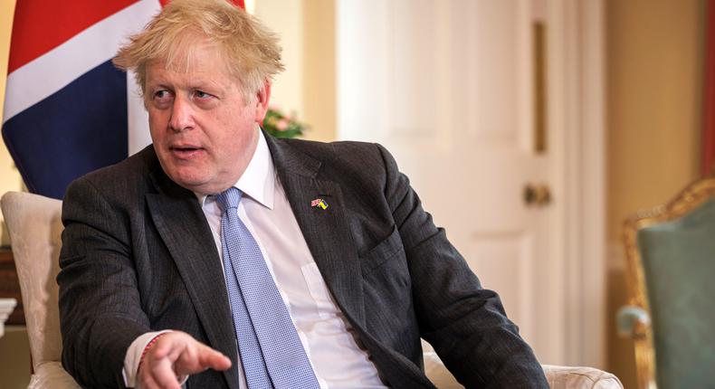 Boris Johnson will speak to Ukraine's parliament Tuesday.