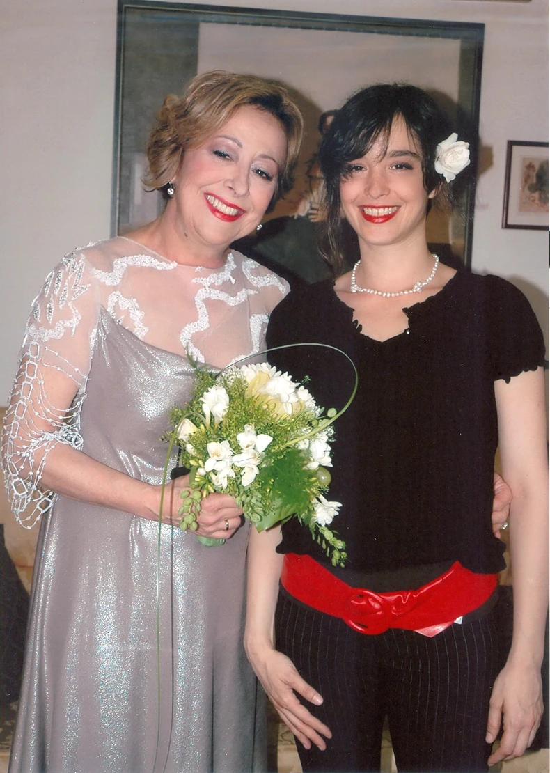 Sa ćerkom Katarinom