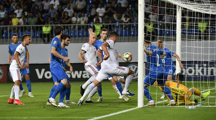 A csapat hazai pályán még egyszer, Azerbajdzsán ellen lép pályára: kötelező a győzelem /Fotó: MTI - Szigetváry Zsolt