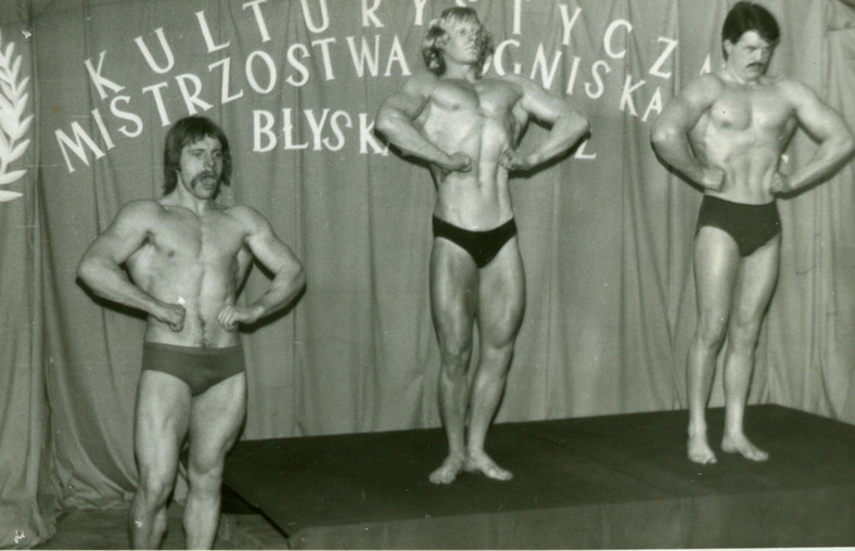 Mistrzostwa kulturystyczne w TKKF Błyskawica (1982)