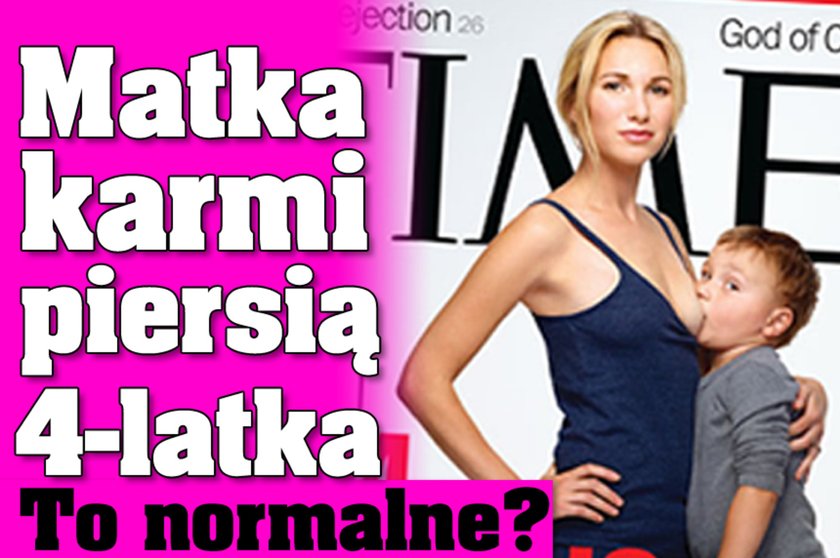 Matka karmi piersią 4-latka To normalne