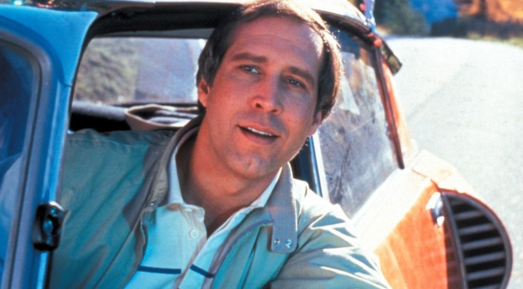 Chevy chase a Családi Vakáció című filmben, 1983-ban