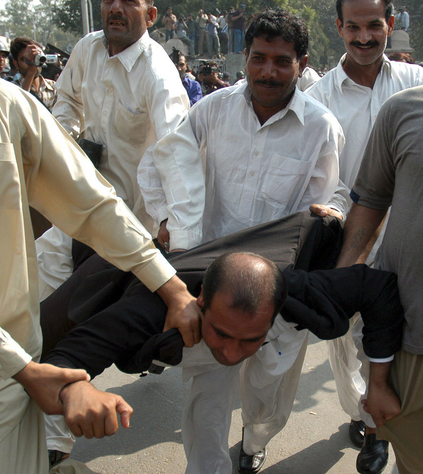 PAKISTAN STAN WYJĄTKOWY PROTEST