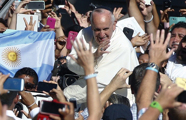 Papież Franciszek w czasie podróży do Stanów Zjednoczonych