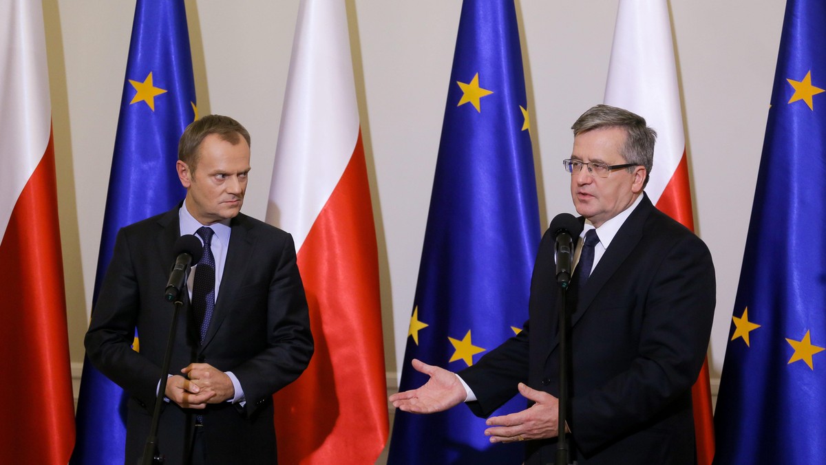 Donald Tusk Bronisław Komorowski