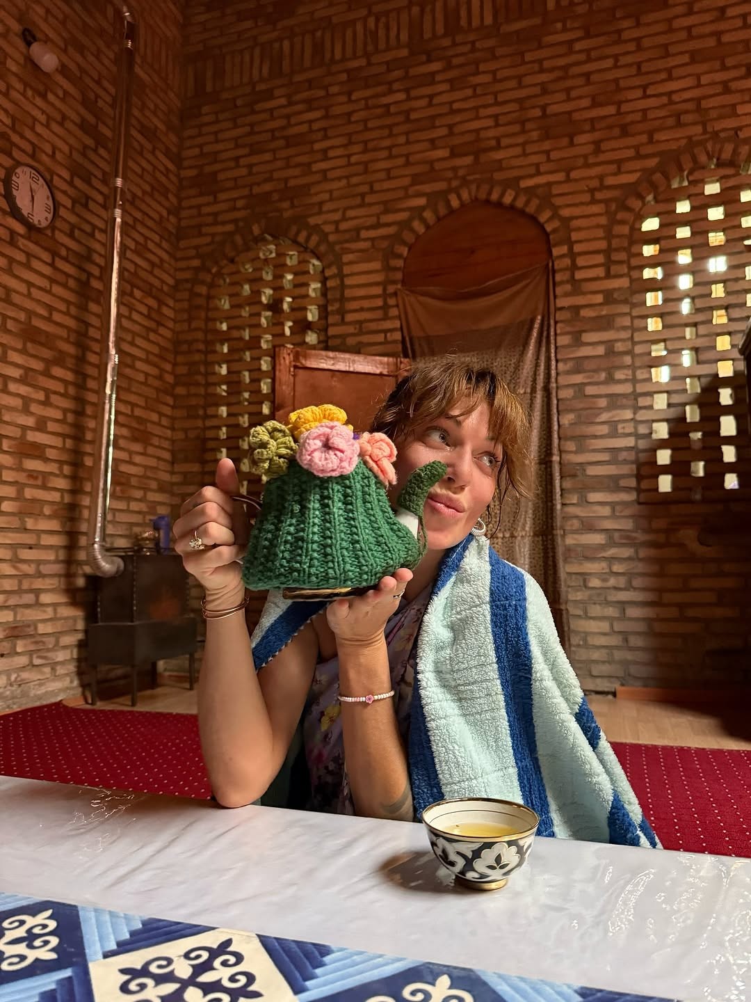 Moderátorka Alexandra Orviská na dovolenke v strednej Ázii.