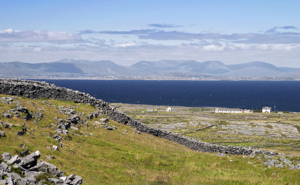 Irlandia - Wyspy Aran - Widok z Dun Aengus na Inishmore