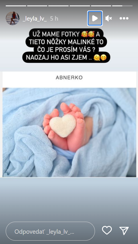 Rozkošný záber z Abnerkovho fotenia.