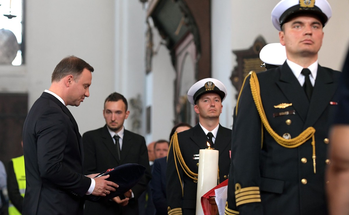 Prezydent na pogrzebie Inki