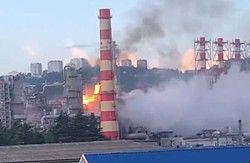 Atak dronów na rosyjskie rafinerie. Płoną dwie - w Noworosyjsku i Tuapse