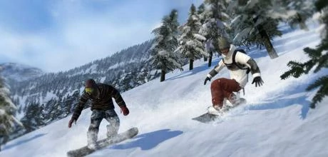 Screen z gry "Shaun White Snowboarding"