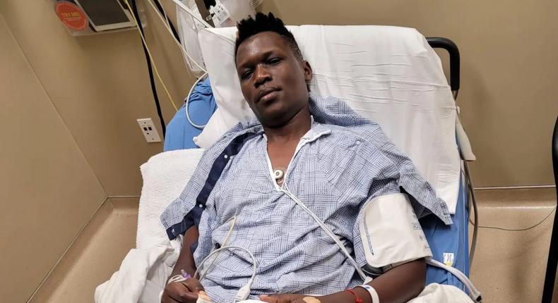 Owago Onyiro hospitalized in US, narrates near death experience [Photos]