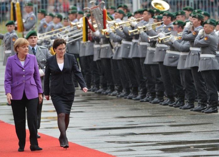 Ewa Kopacz, Angela Merkel