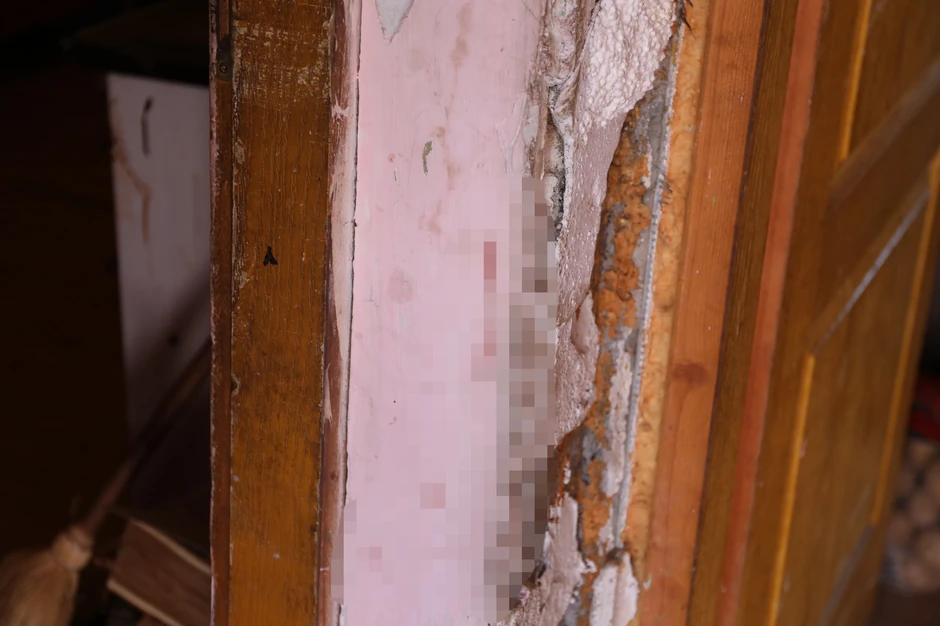 Tragovi krvi koji su ostali u kući