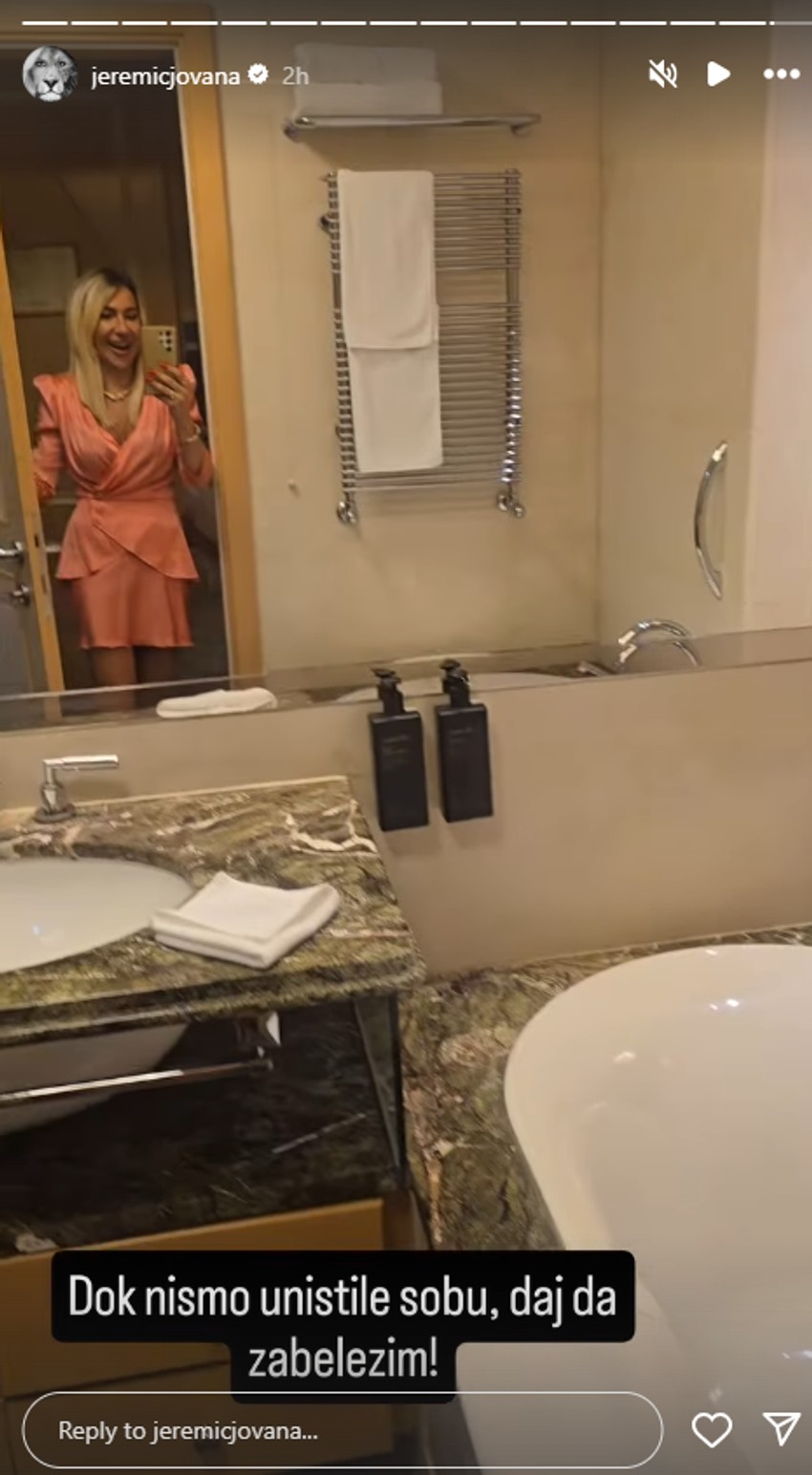 Jovana Jeremić objava
