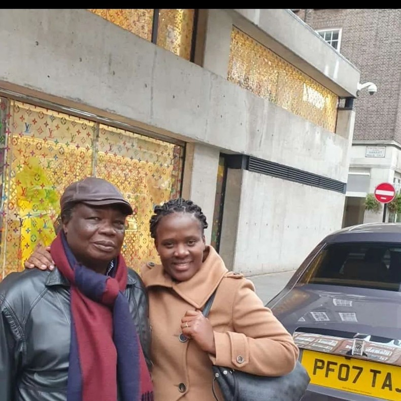 Mary Kilobi comparte fotos de ella y su esposo Francis Atwoli en Ginebra, Suiza, el 17 de marzo de 2024 (Instagram).