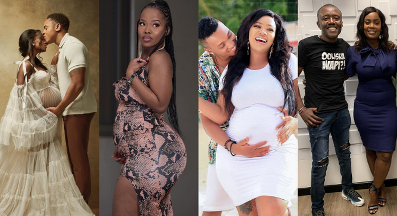 Vanessa Mdee and Rotimi, Corazon Kwamboka, Vera Sidika and Brown Mauzo, Maina Kageni and Sanaipei Tande (Courtesy)