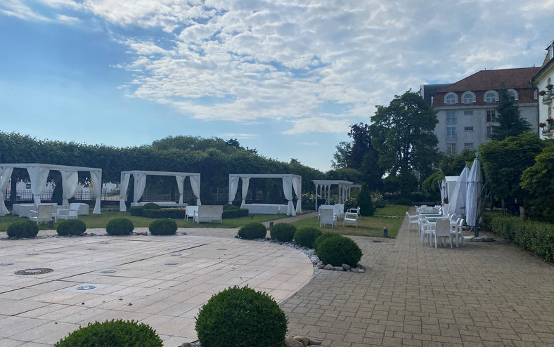 Grand Hotel w Sopocie: ogród