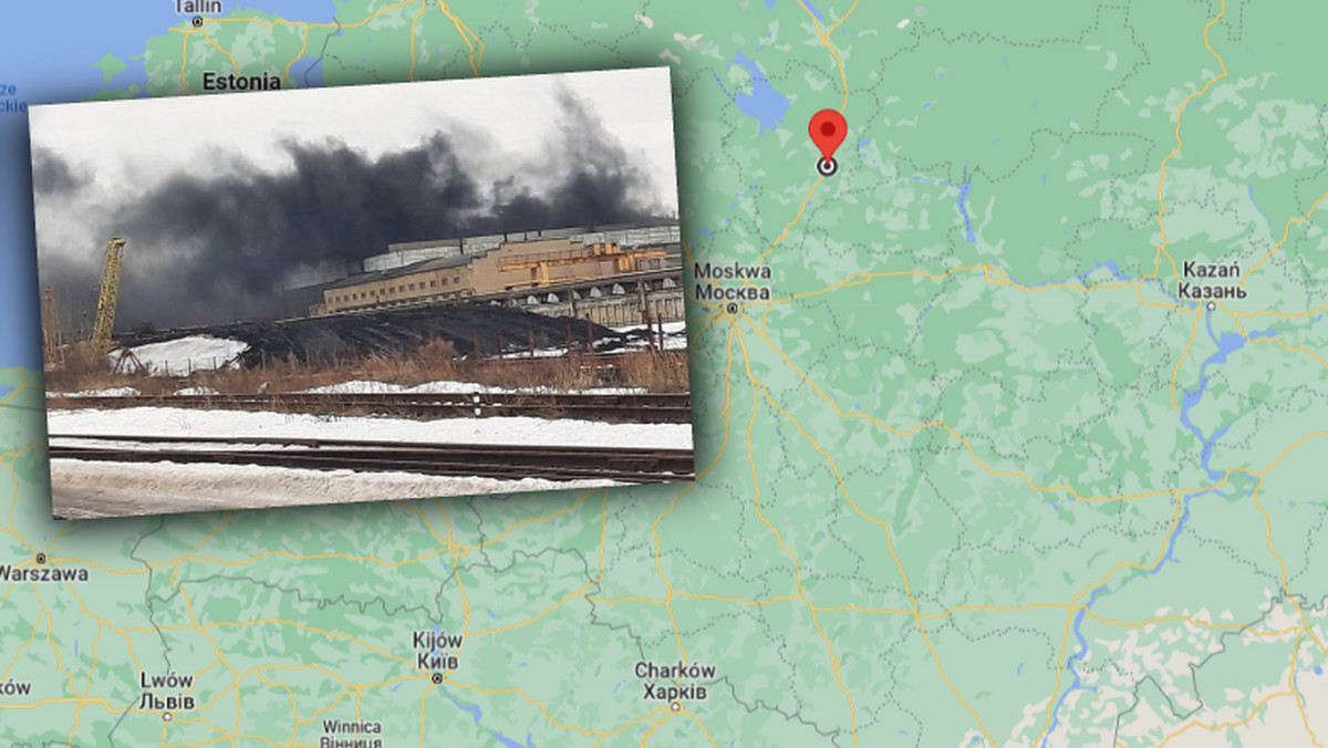 Pożar w rosyjskich zakładach z częściami do rakiet międzykontynentalnych