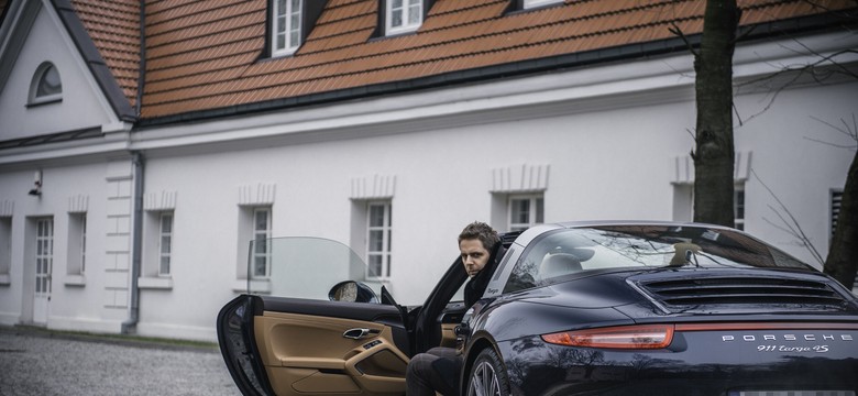 Wojciech Modest Amaro i nowy samochód Porsche 911 Targa 4S