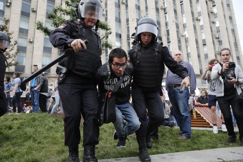 Demonstracje w całej Rosji. Policja wyjątkowo brutalna!