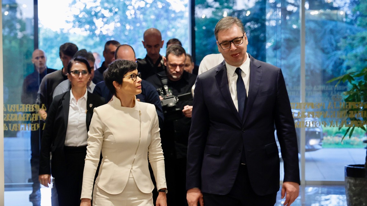 Vučić i Marta Kos