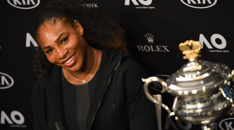 Serena Williams dögös képet osztott meg/Fotó: AFP