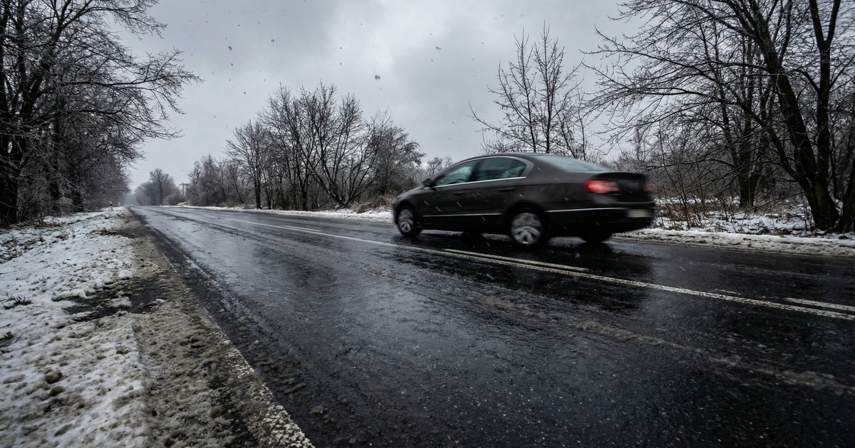 Ekstremalna noc w Polsce: Na wschodzie -18°C, na zachodzie gołoledź