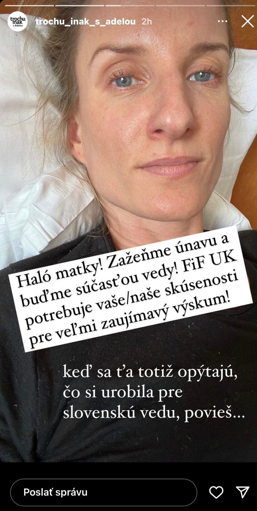 Adela vie lákať aj na vyplnenie dotazníka pútavo.