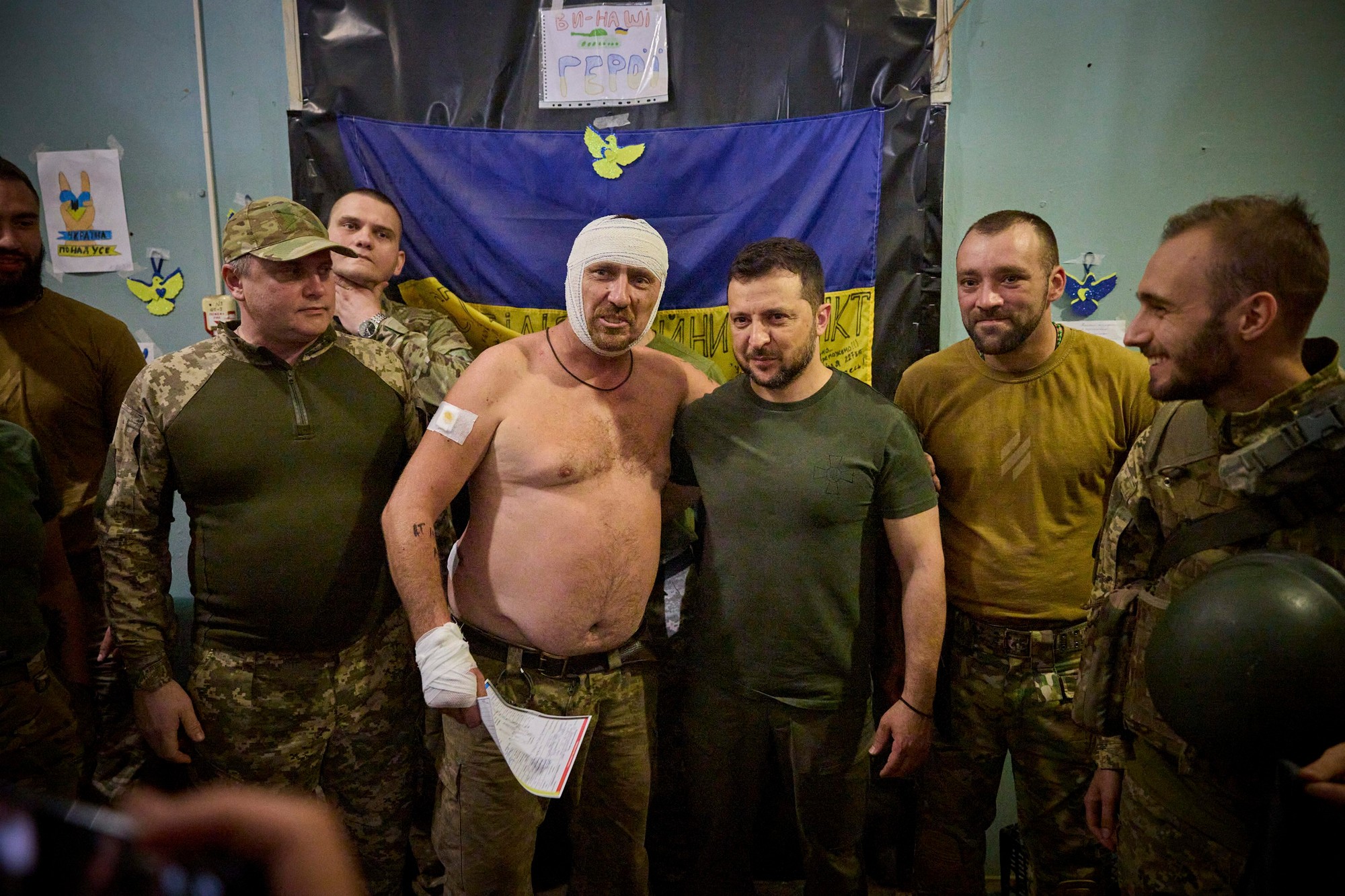 Prezident Zelenskyj navštívil Doneckú oblasť.