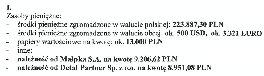 Oświadczenie majątkowe Jacka Jaśkowiaka z 2018 r.