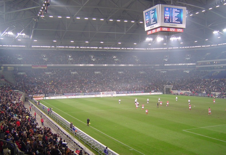 Stadion Schalke, fot. Friedrich Petersdorff/Wikimedia Commons