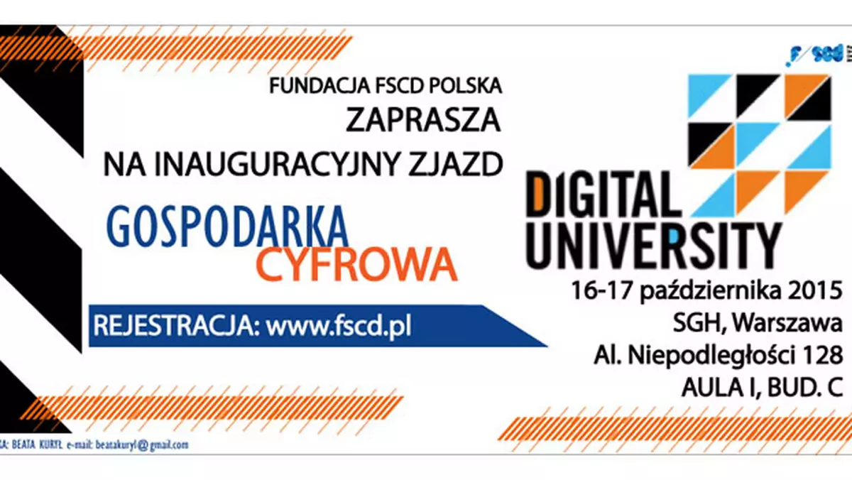 Digital University. Pierwsza sesja w tym roku akademickim już 16 października