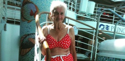 90-letnia babcia w bikini! Złamała tabu i wygrała internety