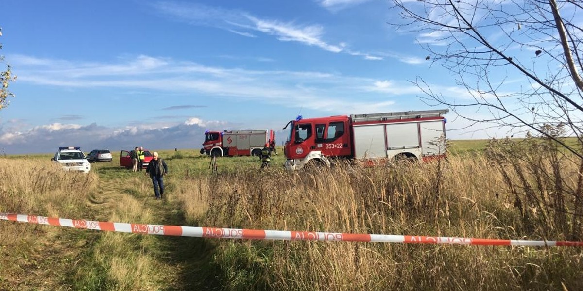 Katastrofa pod Częstochową. Szybowiec spadł na tereny leśne, dwóch mężczyzn nie żyje