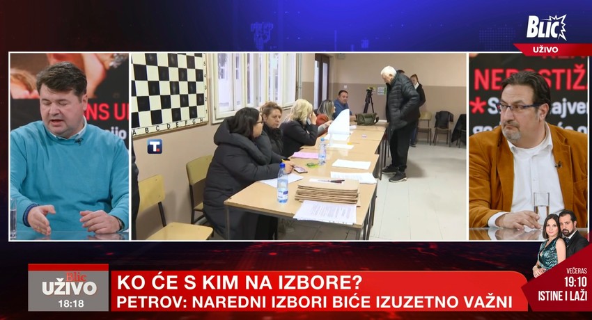 Petrov i Movsesijan u emisiji "Blic uživo"