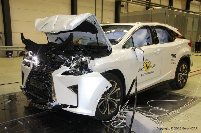 Lexus RX - test zderzeniowy