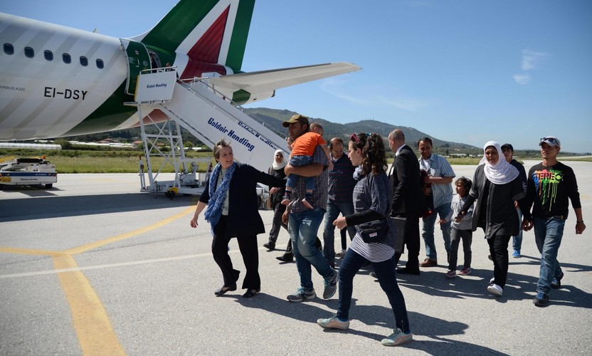 PAPIEŻ FRANCISZEK U UCHODŹCÓW NA LESBOS