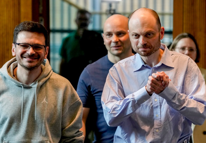 Ilja Jašin, Andrej Pivovarov i Vladimir Kara-Murza u Bonu