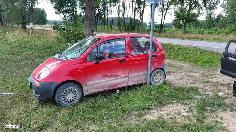 Daewoo Matiz uprowadzony przez 11-latka