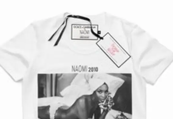 T-shirty D&G w hołdzie Naomi Campbell